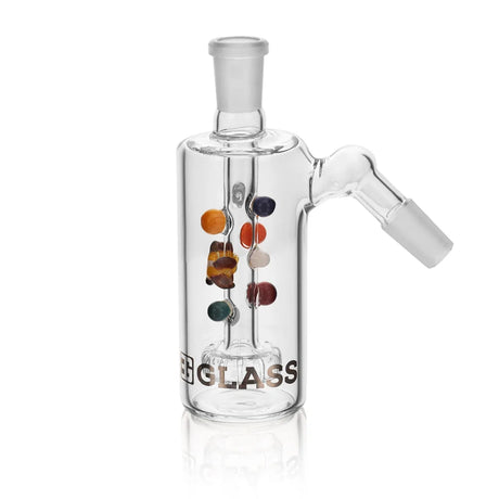 1Stop Glass 5" Ash Catcher with Underwater Sea Design, Clear Glass, Front View