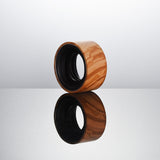 Vitae Glass Olive Wood Ring