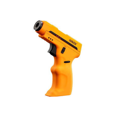 Maven Torch K2 in Orange with Silicone Rubber Finish and Adjustable Jet Flame, Side View
