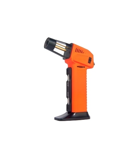 Maven Torch Volt 7" Orange Dab Torch with Integrated Tool and Safety Lock, Front View