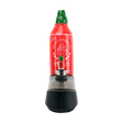 Empire Glassworks Sriracha Bottle Glass Attachment for PuffCo Peak & Pro, front view on white background
