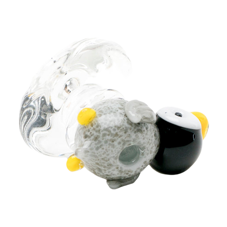 Empire Glassworks Penguin Puffco Peak Carb Cap, Borosilicate Glass, Front View