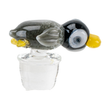 Empire Glassworks Penguin Puffco Peak Pro Carb Cap, Borosilicate, Portable, Front View