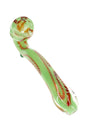 Striped Frit Sherlock Glass Pipe Frit Wizard 6.5 inch