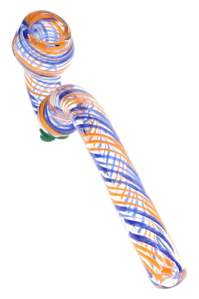 Swirl Ribbon Sherlock Glass Pipe Ribbon Wizard 8 inch
