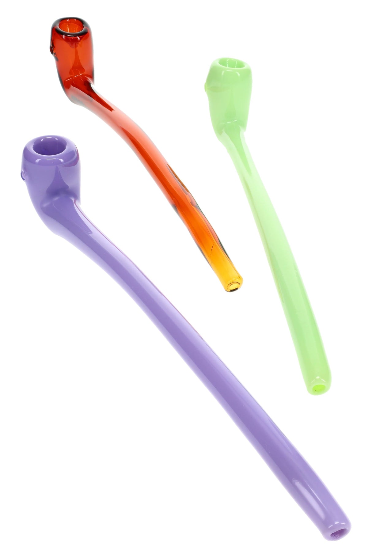 11.5″ Colored Glass Sherlock Pipe