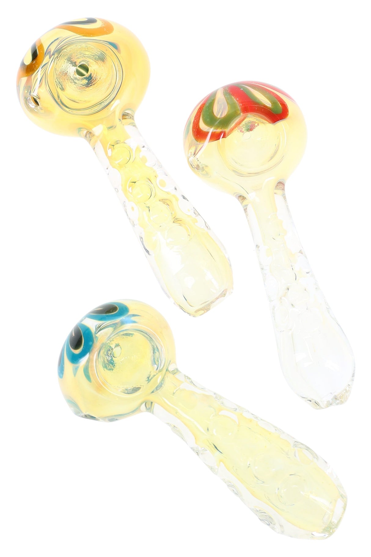 3.5″ Color-Changing Indentation Glass Spoon