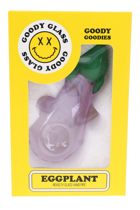 Goody Glass Eggplant Glass Hand Pipe - alternate view 2