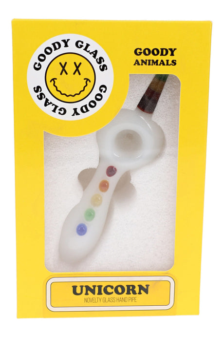 Goody Glass Unicorn Glass Hand Pipe - alternate view 2
