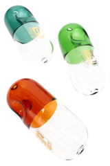 6B Glass Pill Steamroller pipe - alternate view 2