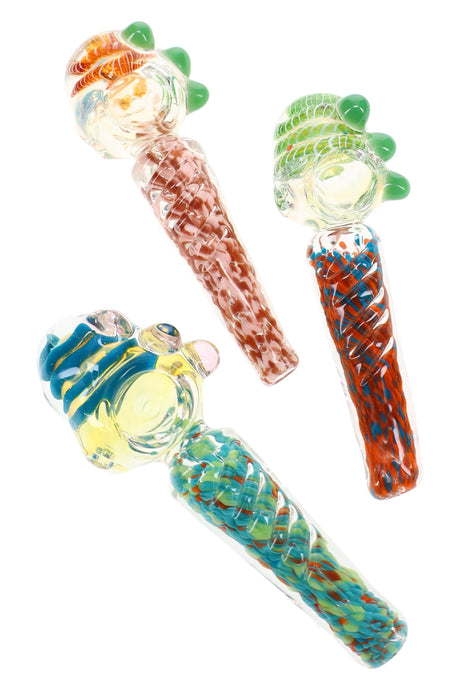 Color-Changing Confetti Frit Spoon Pipe Marble Pop 4.5 inch alternate view