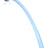 Long Colored Striped Glass Gandalf Pipe Wizard Wand 17 inch Light Blue