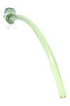Long Colored Striped Glass Gandalf Pipe Wizard Wand 17 inch Green