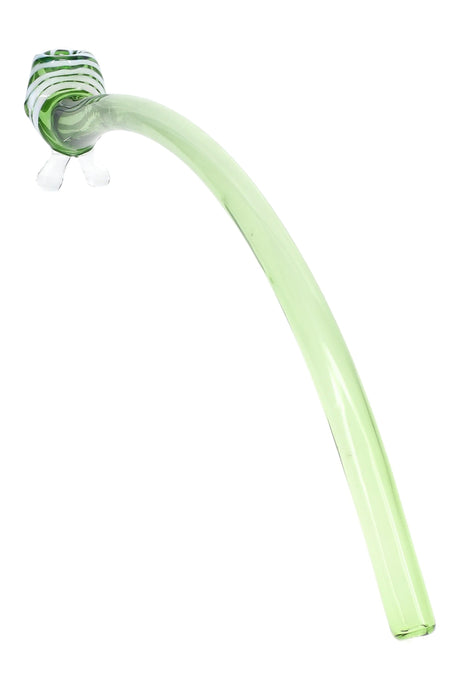 Long Colored Striped Glass Gandalf Pipe Wizard Wand 17 inch Green