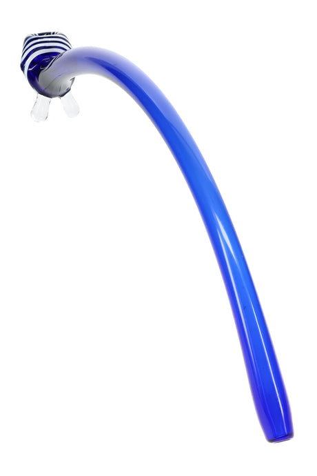 Long Colored Striped Glass Gandalf Pipe “Wizard Wand” – 17″
