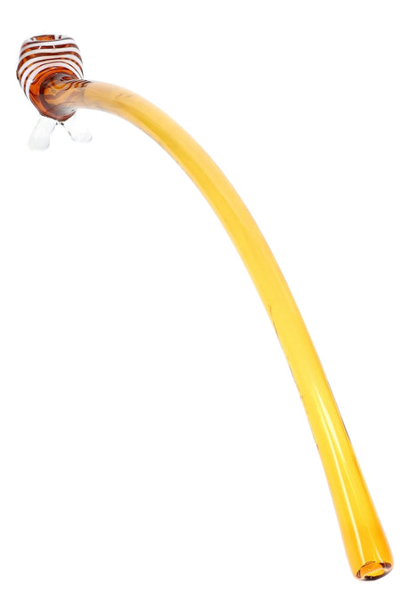 Long Colored Striped Glass Gandalf Pipe “Wizard Wand” – 17″