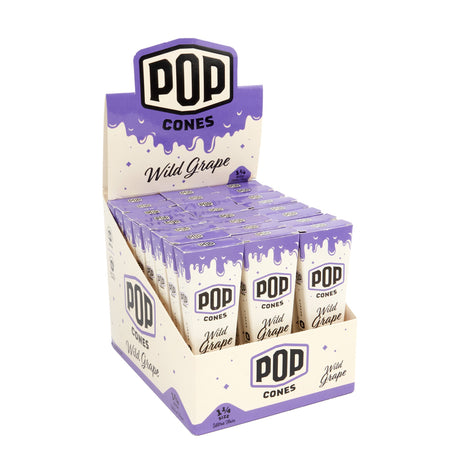 Pop Cones 1 ¼ Unbleached Cones - Tropical & Fruit Mix 24ct Display
