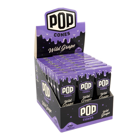 Pop Cones King Size Unbleached 3pk Cones - 24ct Display