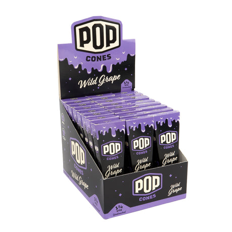 Pop Cones 1 ¼ Unbleached Cones - Tropical & Fruit Mix 24ct Display