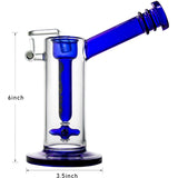 PILOT DIARY Hephaestus Compact Swing Arm Dab Rig w/ Propeller Perc - 6"