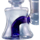 PILOT DIARY Mini Rig 4" Oriental Blue Borosilicate Glass Dab Rig with 14mm Connection