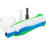 PILOT DIARY Portable Mini Nectar Collector Kit with Quartz & Titanium Nails - Multi-Color