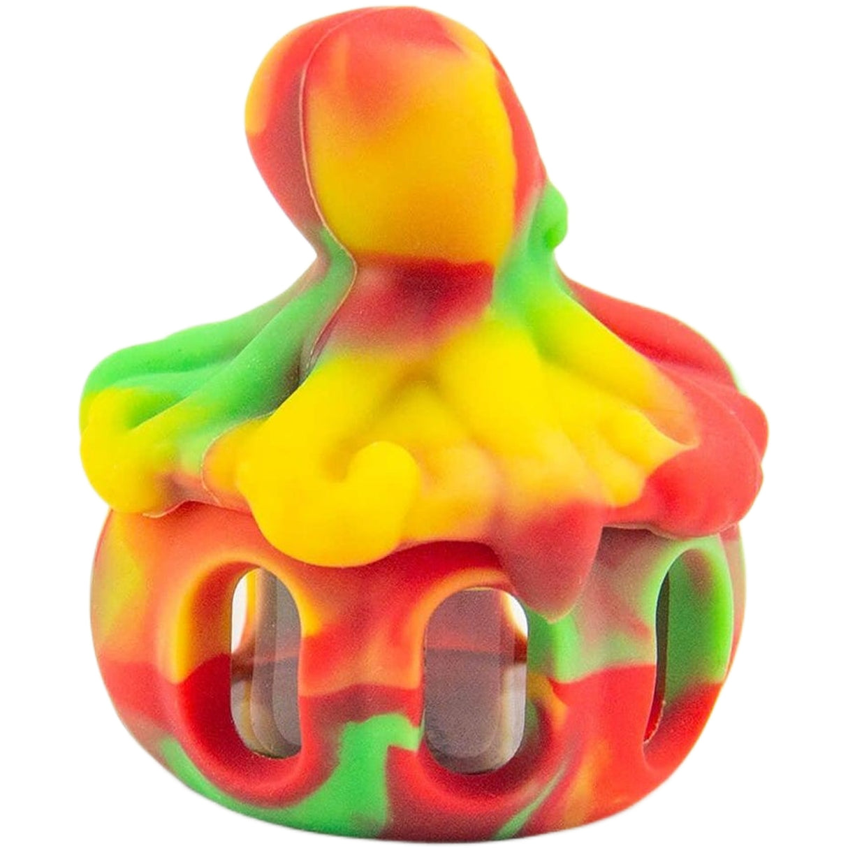 PILOT DIARY Vibrant Octopus 10ml Silicone Dab Container - Multicolor