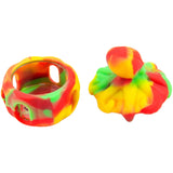 PILOT DIARY Vibrant Octopus 10ml Silicone Dab Container - Multicolor