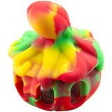 PILOT DIARY Vibrant Octopus 10ml Silicone Dab Container - Multicolor