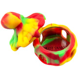 PILOT DIARY Vibrant Octopus 10ml Silicone Dab Container - Multicolor