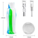 PILOT DIARY Portable Mini Nectar Collector Kit with Quartz & Titanium Nails - Multi-Color