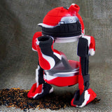 PILOT DIARY Silicone Robot Bubbler - Unbreakable, for Herbs & Concentrates