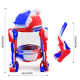 PILOT DIARY Silicone Robot Bubbler - Unbreakable, for Herbs & Concentrates