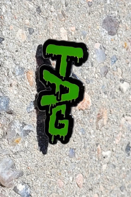 TAG - Wavy Label Logo 1.25" x 0.625" Lapel Pin