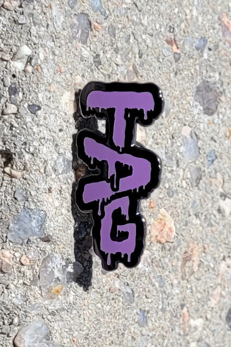 TAG - Wavy Label Logo 1.25" x 0.625" Lapel Pin