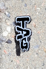 TAG - Wavy Label Logo 1.25" x 0.625" Lapel Pin