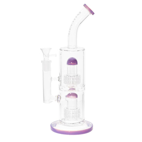 Pucker Nodule Double Matrix Perc Bong