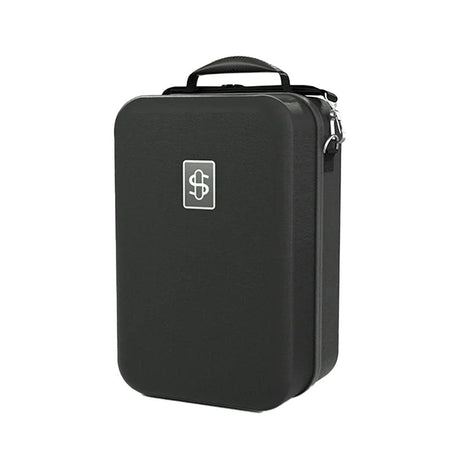 Stündenglass Kompact Infuser Water Pipe Case - Durable Black Exterior, Front View