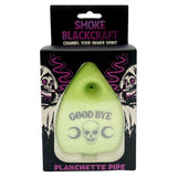 Smoke BlackCraft Planchette Glass Hand Pipe | 3.5"