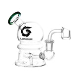 Glass House Bubble Glass Dab Rig - 4.5" / 14mm F / Colors Vary
