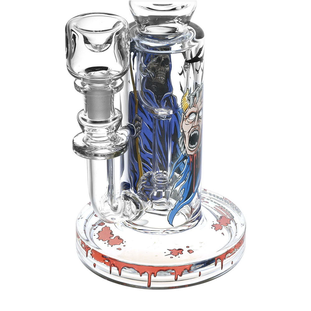 Wormhole Reapers Bounty Upcycler Water Pipe - 9" 14mm F with Intricate Detailing