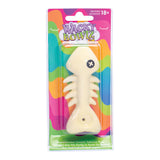 Wacky Bowlz Fish Skeleton Ceramic Hand Pipe - 4" Packaged Front View