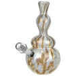 Rainbow Sensation Soft Glass Water Pipe with 14mm Female Joint - Front View