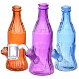 Old School Soda Bottle Glass Dab Rig - 5.75" / 14mm F / Colors Vary