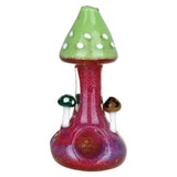 Mushroom Buddies Standing Glass Hand Pipe - 4"