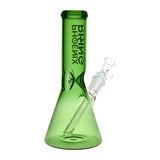 Phoenix Rising Transparent Color Glass Beaker Water Pipe | 9.25" | 14mm F