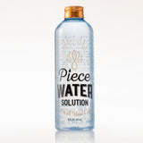 Piece Water Solution bottle for bongs, front view on seamless white background