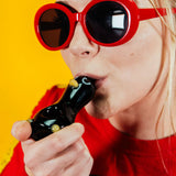 Goody Glass Penguin Glass Hand Pipe – 4″