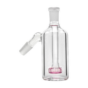 PILOT DIARY 14mm Ash Catcher 45˚ with Pink Honeycomb Filter - Front View