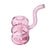 NWTN Home Bolla Bubbler, a 14mm borosilicate glass bubbler with a rounded Memphis-inspired design